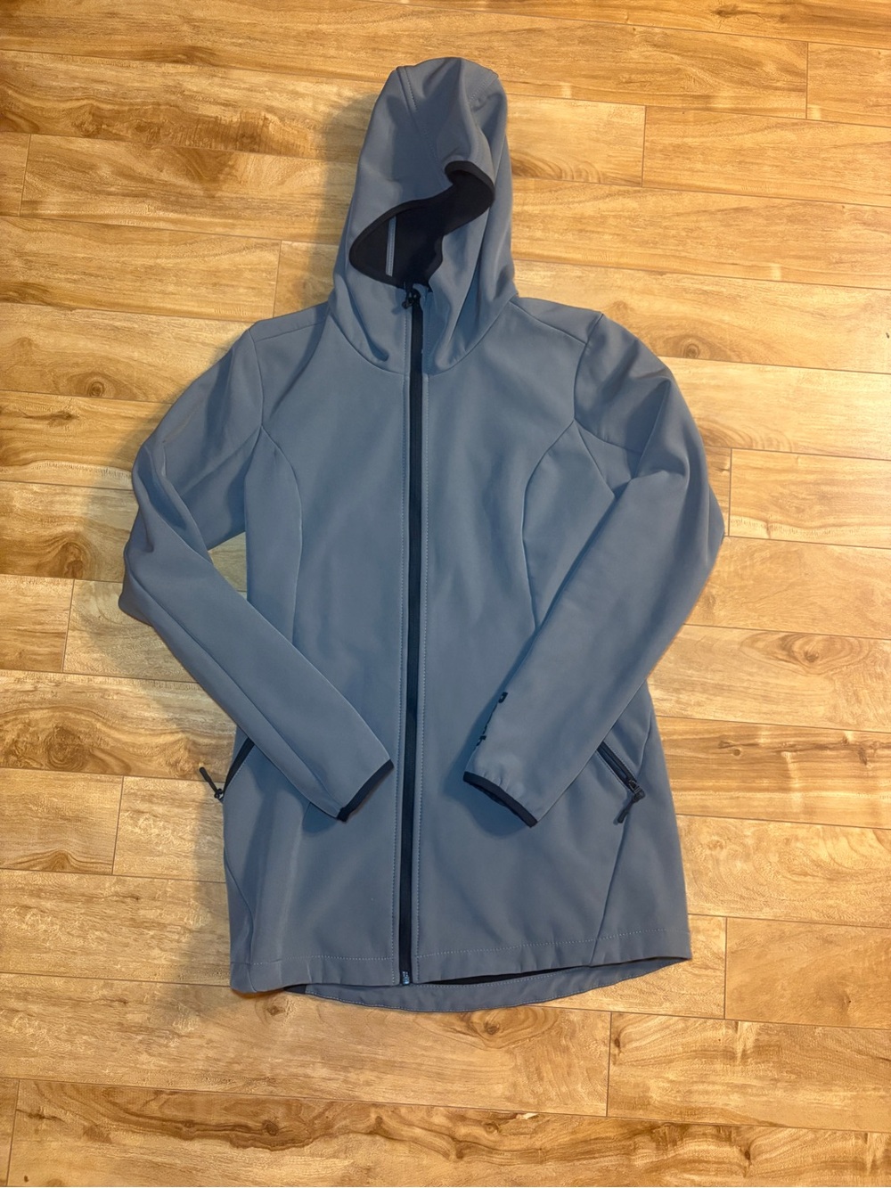 Bench Women's Hooded Utility Jacket - Dusty Blue